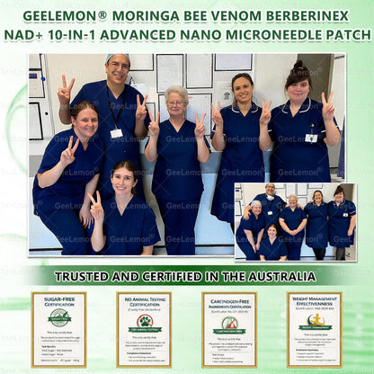Official AUS Store 🇦🇺  | 🧑‍⚕️🩺 𝐆𝐞𝐞𝐋𝐞𝐦𝐨𝐧® Moringa · Berberine × NAD+ 𝟏𝟎-𝐢𝐧-𝟏 𝐀𝐝𝐯𝐚𝐧𝐜𝐞𝐝 𝐍𝐚𝐧𝐨 𝐌𝐢𝐜𝐫𝐨𝐧𝐞𝐞𝐝𝐥𝐞 𝐏𝐚𝐭𝐜𝐡 — 𝐎𝐧𝐜𝐞 𝐃𝐚𝐢𝐥𝐲, 𝐕𝐢𝐬𝐢𝐛𝐥𝐞 𝐑𝐞𝐬𝐮𝐥𝐭𝐬 𝐢𝐧 𝟕 𝐃𝐚𝐲𝐬